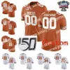 American College Football Wear Thr NCAA College Jerseys Texas Longhorns 12 Earl Thomas III 15 Marcus Washington 16 Jake Smith 17 Cameron Dicker Custom Football Stitc