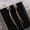 Dangle Earrings Long Tassel 2023 Simple Women's Korean Version Elegant And Delicate Fashion Accessories Jewelry