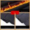 Men's Suits Winter Warm Fleece Men's Suit Pants Men Cotton Business Loose Solid Color Outdoors Casual Formal Trousers Full Length Male