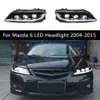 Car Styling Headlights Front Lamp Lighting Accessories For Mazda 6 LED Headlight Daytime Running Light Turn Signal Indicator