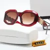 Occhiali da sole da sole Designer Round Glasses Metal Frame Uv400 Occhiali da sole vintage per uomini e donne