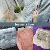 Blankets XC USHIO Super Soft Long Faux Fur Coral Fleece Blanket Warm Elegant Cozy With Fluffy Sherpa Throw Bed Sofa Gift