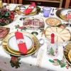 Masa bez çan el yemek çanları Noel çayı jingle hizmet çağrı zil okul restoranı düğün bebek el handheldparty handbells masa