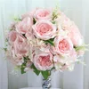 Kwiaty dekoracyjne 25/35/40 cm Kulki kwiatowe Konfigurowalne róży Peony Wedding Bankiet Dekoracja