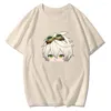 CHAMISTAS MENINAS GENSHIN IMPACT ANIME CAMISÃO DE BENNECARTOON JOGO DE PRIMAGEM KAWAII Chegadas femininas Cotton Harajuku estético-deco