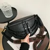 Taille sacs marque femmes sac de haute qualité en cuir poitrine mode chaîne Pack dames bandoulière luxe Fanny