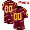 American College Football Wear Thr Custom USC Trojans College Football Jerseys 33 Marcus Allen 42 Ronnie Lott 43 Troy Polamalu Hommes Femmes Jeunes cousus