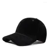 Top Caps Zarif Kadife Beyzbol Womne ayarlanabilir gündelik düz renk snapback şapkalar Erkek ve Kadın Moda Açık Hip Hop Şapkası