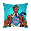 Pillow Super Dad Throw Cover Father's Day Decorative Father Stepfather Birthday Gifts Car Case 45x45cm