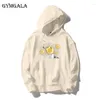 HUDEN HOODIES Autumn en Winter pullover aangepaste cartoonpatroon mode losse mannen vrouwen rond nek lange mouw hoodie