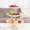 Assiettes Gâteau Stand Après-midi Thé De Mariage Avec Base Vaisselle De Fête Ustensiles De Cuisson Plateau En Plastique Présentoir Outils De Décoration