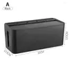 Storage Boxes Cable Box Power Strip Wire Case Anti Dust Charger Socket Organizer