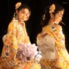 Этническая одежда 22 стиля кимоно для женщин японское традиционное кимоно -косплей платье Geisha Yukata Summer Long Rop
