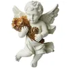 Figurine decorative Decorazioni da parete per piccoli angeli europei Decorazione creativa da appendere per la casa, soggiorno, TV, sfondo