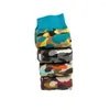 Men's Socks 2023 Autumn And Winter High Tube Camouflage Stretch Fashion Happy Tide