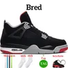 أحذية كرة السلة للأزياء Jumpmans 4 للرجال نساء 4s العسكرية القط القماشي J4 White Oreo Jordens4 Fired Red Thunder Midnight Mens Mens