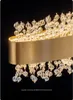 Modern Art Deco Kristal Kolye Lambalar İtalyan Kolye Işıkları Led Fikstür Amerikan Romantik Asma Lamba Avrupa Lüks Parlayan Droplight uzunluk150cm