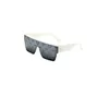 Nuevas gafas de sol WAIMEA cuadradas de alta calidad para hombres y mujeres que conducen gafas de sol integradas con parte superior plana de diseño de marca de lujo Z1583E