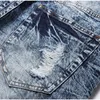 Marca de jeans masculino Ripped Men Autumn Inverno de alta qualidade de rua coreana y2k moda de maneira mais calça slim slim slim