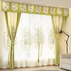 Curtain Summer The Korean Rural Cotton Embroidered Linen Shading Finished Products Can Be Customized