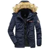 Outdoor Jackets Hoodies Winter Jacket Men Multi-pocket Windbreaker Fur Hooded Collar Thicken Outdoor Parkas Men Keep Warm Armband Jackets Plus Size 5XL 0104