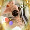 Популярные кружные бриллианты кольцо часы женщины атмосфера Бизнес Швейцария Япония Кварц Движение прекрасное ремень из нержавеющей стали Хорошие браслеты браслеты