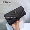 Donna Portafogli uomo portafogli portamonete porta carte di design porta mini pochette tasca con cerniera vera pelle lettere oro nero TOP