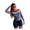 Racing Sets Women's Factory Price Wholesale Breathable Cycling Triathlon Set Jersey Professional Bike Jumpsuit