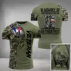 Men's T-Shirts 2022 Summer ARMY-VETERAN T Shirt Men's French Soldier Field Top 3D Print T Shirt Veterans Camouflage Commando Loose Camisetas T230103