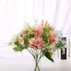 Decorative Flowers 1 Bouquet Artificial Flower Rose Tea Bud Camellia Silk Fake Flores Diy Home Wedding Garden Decorations Holiday Decoration