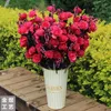 Decorative Flowers Fashion Simulated PE Lavender Rose Bouquet Wedding Props Home Decoration Pure Hand Foam Imitation Plastic Silk Flower