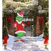 Christmas Decorations Tree Peeker Sculpture Thief Hand Cut Out Grinchs Max Garden Outdoor Ornament Wall Stickers