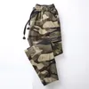 E-BAIHUI Fashion Mens Camouflage Jogging Pants Zipper Overalls Beam Foot Trousers Irregular Pants Hip Hop Men's Designer Jummpers