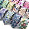 Bow Ties Style Floral Baskılı 6cm Kravat Mavi Yeşil Mor Skinny Pamuklu Kravat Erkekler Kadınlar Düğün Partisi Takım Gömlek aksesuarı