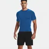 Koşu Formaları Mens Sıkıştırma T Shirt Yüksek Kaliteli Fitness Spor Giyim Atletik Spor Giyim Vücut Geliştirme Gömlek Spor Salonu Tshirts
