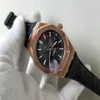 Dostawca fabryki Topsinging Wysokiej jakości zegarek na rękę 42 mm Rose Gold Automatyczne ruch czarne tarcze ze stali nierdzewnej zegarek męski WATC277H