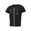 T-shirt F1 Maglia ufficiale a maniche corte da pilota di Formula 1 Team Racing T-shirt traspirante T-shirt estiva da uomo nera Quick Dry 2023