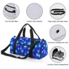 Outdoor Bags Blue And Purple Sunflower Sports Bag Floral Print Training Gym Accessories Men Fitness Handbags