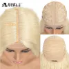 Hot Lace Wigs Synthetic Front 42 Inch Long Curly for Women Blonde Full Cosplay 221216