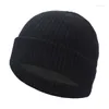 Berets heren winterhoeden muts gebreide hoed voor vrouwelijke schedelsbeanies cap gorras motorkap casual mannelijke massieve beanie warme herfst