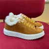 2023 Designer Paris Emblematic Time Out Sneaker Boots In Suede Calf Leather With Collar Strap Fluffy Shearling Treaded Outsole Sneakers With Original Box