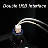 QC3.0 Billaddare Dual USB Charger Quick Charge 5V 2.4A Snabbladdningsadapterladdare för iPhone 13 12 11 Pro Max X 8 7 och Samsung -telefoner