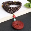 Pendant Necklaces Original Retro Ethnic Sweater Chain Blood Sandalwood Handmade Necklace Wooden Bead Atmospheric Accessories