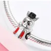 Fits for pandora Bracelets necklace S925 Sterling Silver Circus Bracelet Beads Pendant Drops glue diy accessories Pan Home Loose beads