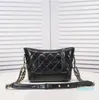 Diseñador de lujo bolso de mano bolsos de moda crossbody clásico acolchado de piel de oveja 20 cm bolsos de hombro para mujer bandolera Vagrant bolsos vintage