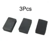 Car Wash Solutions 3Pc Clay Bar Pad Sponge Block Cleaning Eraser Wax Polish Tools Black 9 6 2.5cm Automotive Care