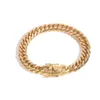 Cuban Link -ketting ketting armband set 18k goud vergulde roestvrijstalen metalen ketting voor jongensmeisjes sieraden 7 mm 9 mm