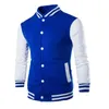 Jaquetas masculinas Capuzes Men/Jacket Baseball Jacket Men Fashion Wine Red Mens Slim Fit College Varsity Varsity