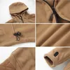 Outdoor Jackets Hoodies Winter Fleece Tactical Jackets Men Military Warm Outdoor Sports Soft Shell Hooded Coats Mens Hiking Hunting Army Combat Jacket 0104