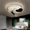 Ceiling Lights Bedroom Sweet Romance Love Boys And Girls Room Children To Absorb Dome Light Shoot The